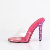 Pink mules 11,5 cm GALA-01DMM strass mules met naaldhak