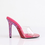 Pink mules 11,5 cm GALA-01DMM strass mules met naaldhak