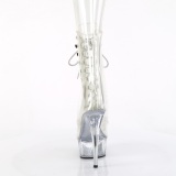 Plateau 15 cm DELIGHT-1021C transparante hakken - pole dance enkellaarsjes