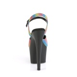 Platform rainbow 18 cm ADORE-709REFL-02 Pole dancing high heels