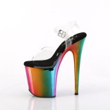 Platform rainbow 20 cm FLAMINGO-808RC Pole dancing high heels