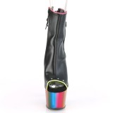 Rainbow 18 cm ADORE-1018RC-02 pole dance ankle boots