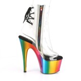 Rainbow 18 cm ADORE-1018RC pole dance ankle boots