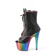 Rainbow 18 cm ADORE-1021RC-02 pole dance ankle boots