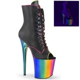 Rainbow 20 cm FLAMINGO-1021RC-02 pole dance ankle boots