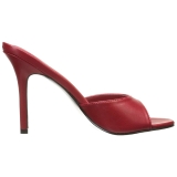 Red 10 cm CLASSIQUE-01 womens mules shoes