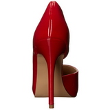 Red Shiny 13 cm AMUSE-22 Low Heeled Classic Pumps Shoes