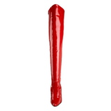 Red Shiny 13 cm SEDUCE-3010 Thigh High Boots for Men