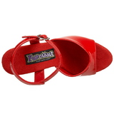 Red Shiny 15 cm FUNTASMA JULIET-209 High Heels Platform