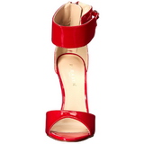 Red Varnish 13 cm SEXY-19 High Heeled Evening Sandals