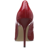 Red Varnished 10 cm CLASSIQUE-20 pointed toe stiletto pumps