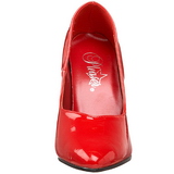 Red Varnished 10 cm DREAM-420 high heel pumps classic