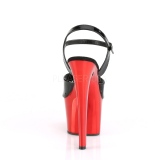 Red chrome platform 18 cm SKY-309 pleaser high heels shoes