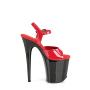 Red platform 20 cm FLAMINGO-809-2 pleaser high heels shoes