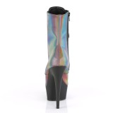 Regenboog 15 cm DELIGHT-1020REFL pole dance enkellaarzen