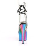 Regenboog 18 cm ADORE-1018RC pole dance enkellaarzen