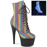 Regenboog 18 cm ADORE-1020REFL-02 pole dance enkellaarzen