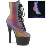 Regenboog 18 cm ADORE-1020REFL pole dance enkellaarzen