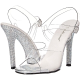 Rhinestones 11,5 cm GALA-08DM High Heeled Evening Sandals