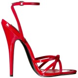 Rood 15 cm DOMINA-108 high heels schoenen voor travestie