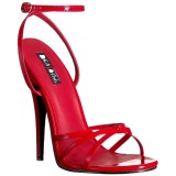 Rood 15 cm DOMINA-108 high heels schoenen voor travestie