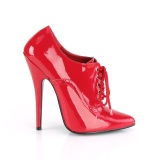 Rood 15 cm DOMINA-460 oxford high heels schoenen