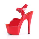 Rood 18 cm ADORE-708N Plateau Hoge Hakken Schoenen