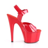 Rood 18 cm ADORE-708N Plateau Hoge Hakken Schoenen