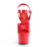 Rood 18 cm ADORE-708N Plateau Hoge Hakken Schoenen