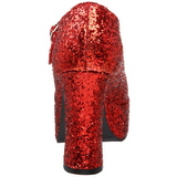 Rood Glitter 11 cm MARYJANE-50G Plateau Pumps Mary Jane