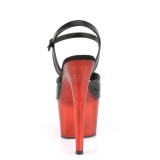 Rood Kunstleer 18 cm ADORE-709T pleaser sandalen met plateau