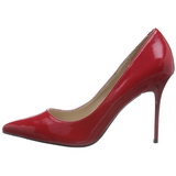 Rood Lak 10 cm CLASSIQUE-20 Hoge Hakken Pumps voor Heren