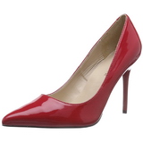 Rood Lak 10 cm CLASSIQUE-20 Hoge Hakken Pumps voor Heren