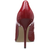 Rood Lak 10 cm CLASSIQUE-20 naaldhak pumps met puntneus