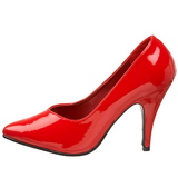 Rood Lak 10 cm DREAM-420 Hoge Hakken Pumps voor Heren