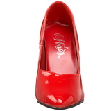 Rood Lak 10 cm DREAM-420 Hoge Hakken Pumps voor Heren