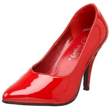 Rood Lak 10 cm DREAM-420 Hoge Hakken Pumps voor Heren