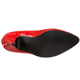 Rood Lak 10 cm DREAM-420 Hoge Hakken Pumps voor Heren