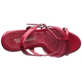 Rood Lak 12 cm FLAIR-420 Dames Sandalen met Hak