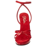 Rood Lak 12 cm FLAIR-436 Dames Sandalen met Hak