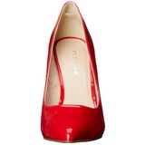 Rood Lak 13 cm AMUSE-20 Hoge Hakken Pumps voor Heren