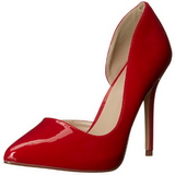 Rood Lak 13 cm AMUSE-22 Hoge Hakken Pumps voor Heren