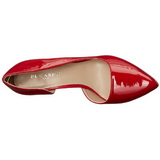 Rood Lak 13 cm AMUSE-22 Klassieke Pumps met Hakken