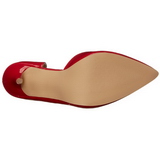 Rood Lak 13 cm AMUSE-22 Klassieke Pumps met Hakken