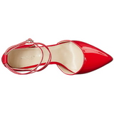 Rood Lak 13 cm AMUSE-25 Hoge Avond Pumps Schoenen met Hak