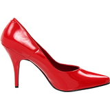 Rood Lak 13 cm SEDUCE-420 Hoge Hakken Pumps voor Heren