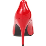 Rood Lak 13 cm SEDUCE-420 Hoge Hakken Pumps voor Heren