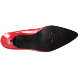 Rood Lak 13 cm SEDUCE-420 Hoge Hakken Pumps voor Heren