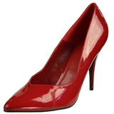 Rood Lak 13 cm SEDUCE-420V pleaser pumps met puntneus