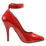 Rood Lak 13 cm SEDUCE-431 Pumps Naaldhakken voor Mannen